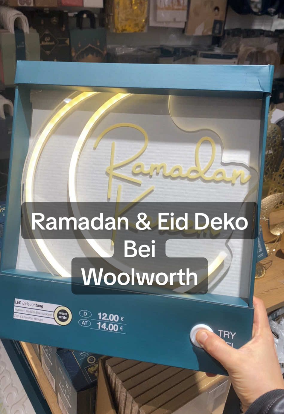 Ramadan & Eid Deko✨bei Woolworth #ramadan2025 #ramadandecor #deko #woolworths #eidmubarak #decoration #fyp 