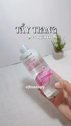 gợi ý nước tẩy trang chất lượng cho chu trình skincare của mấy bà  #compliment #nuoctaytrang #nuoctaytrangduongda #lamdep #LearnOnTikTok  #skincare #micellarwater #xh #fypシ #CapCut 