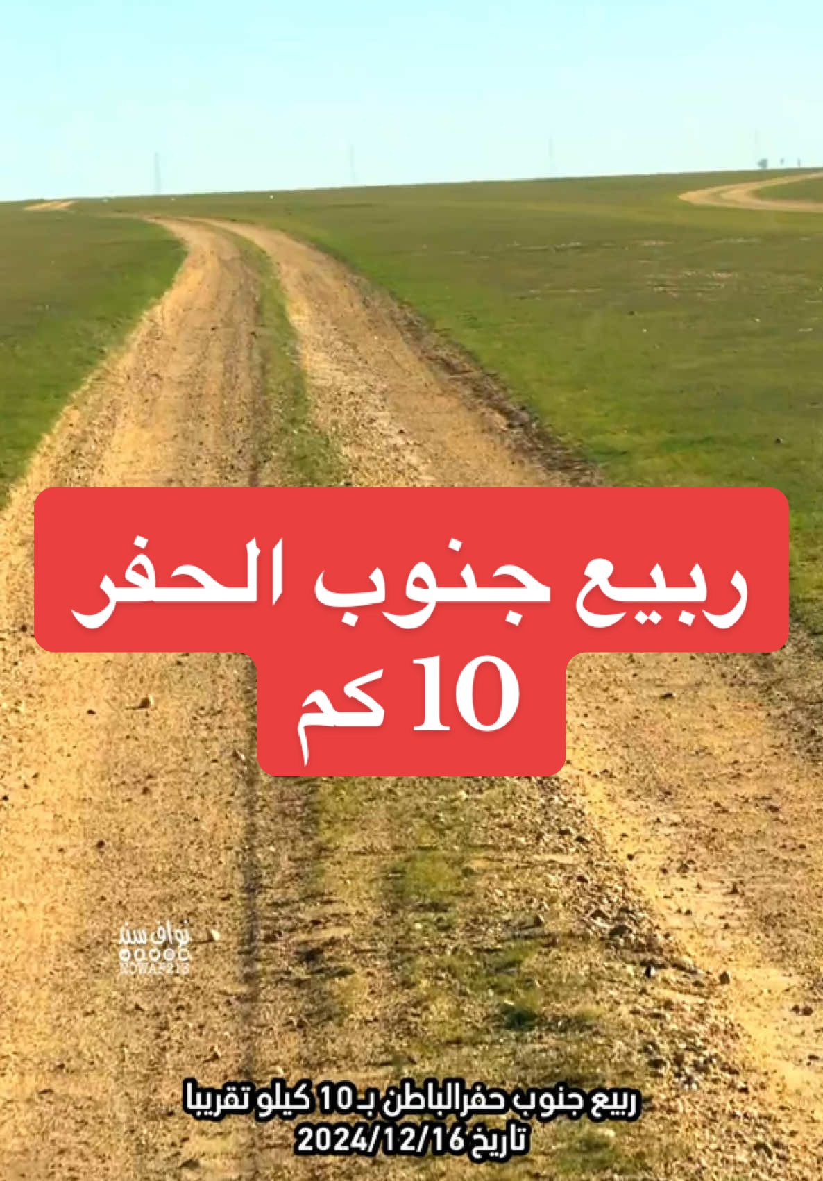 ربيع جنوب #حفرالباطن بـ 10 كم