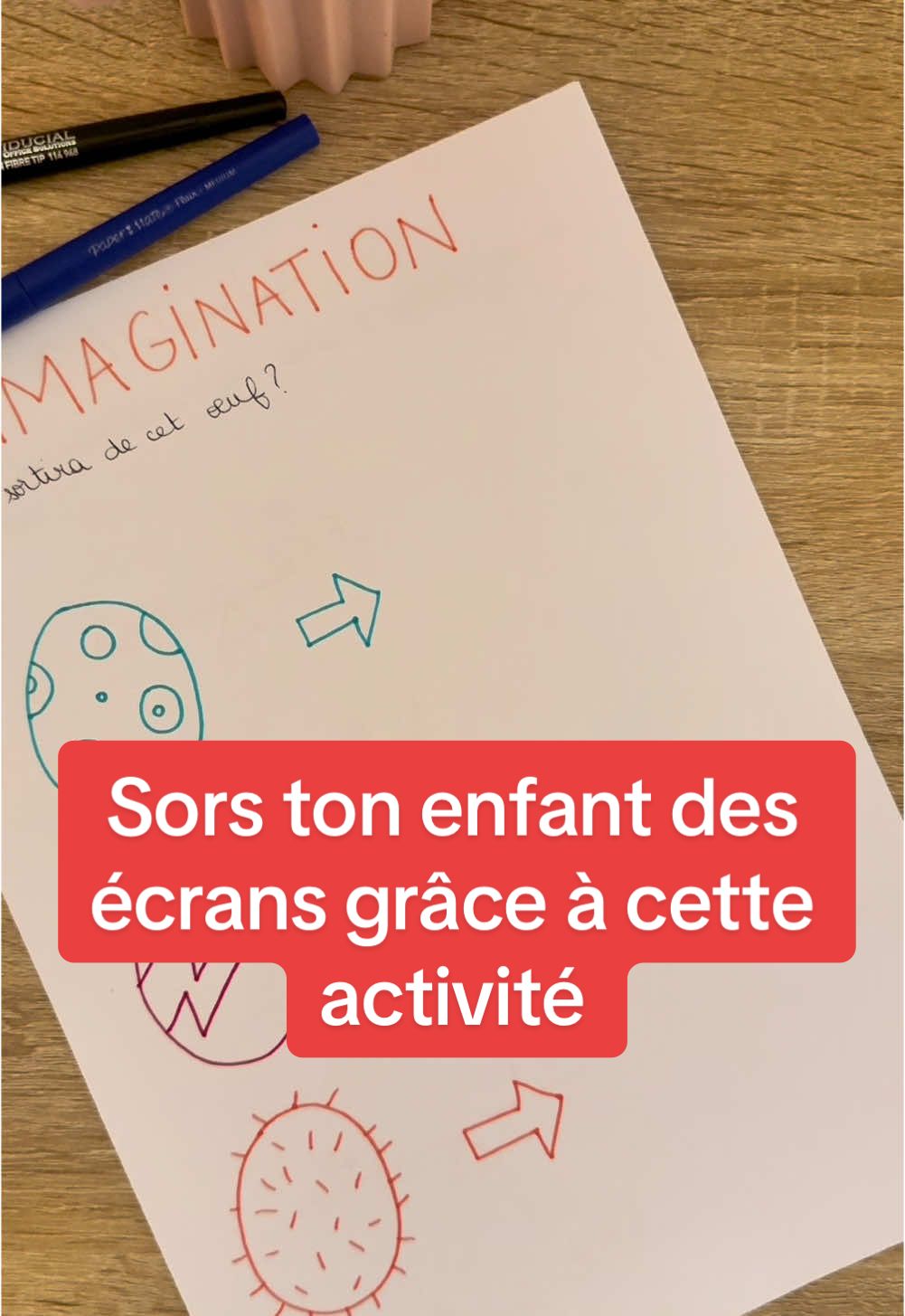 Activité pour travailler l’imagination et sortir des écrans 🦕 #écran #télevision #enfant #écranenfant #imagination #autisme #tdah #psychomotricité #concentration #motricité #développement #activité #graphisme 