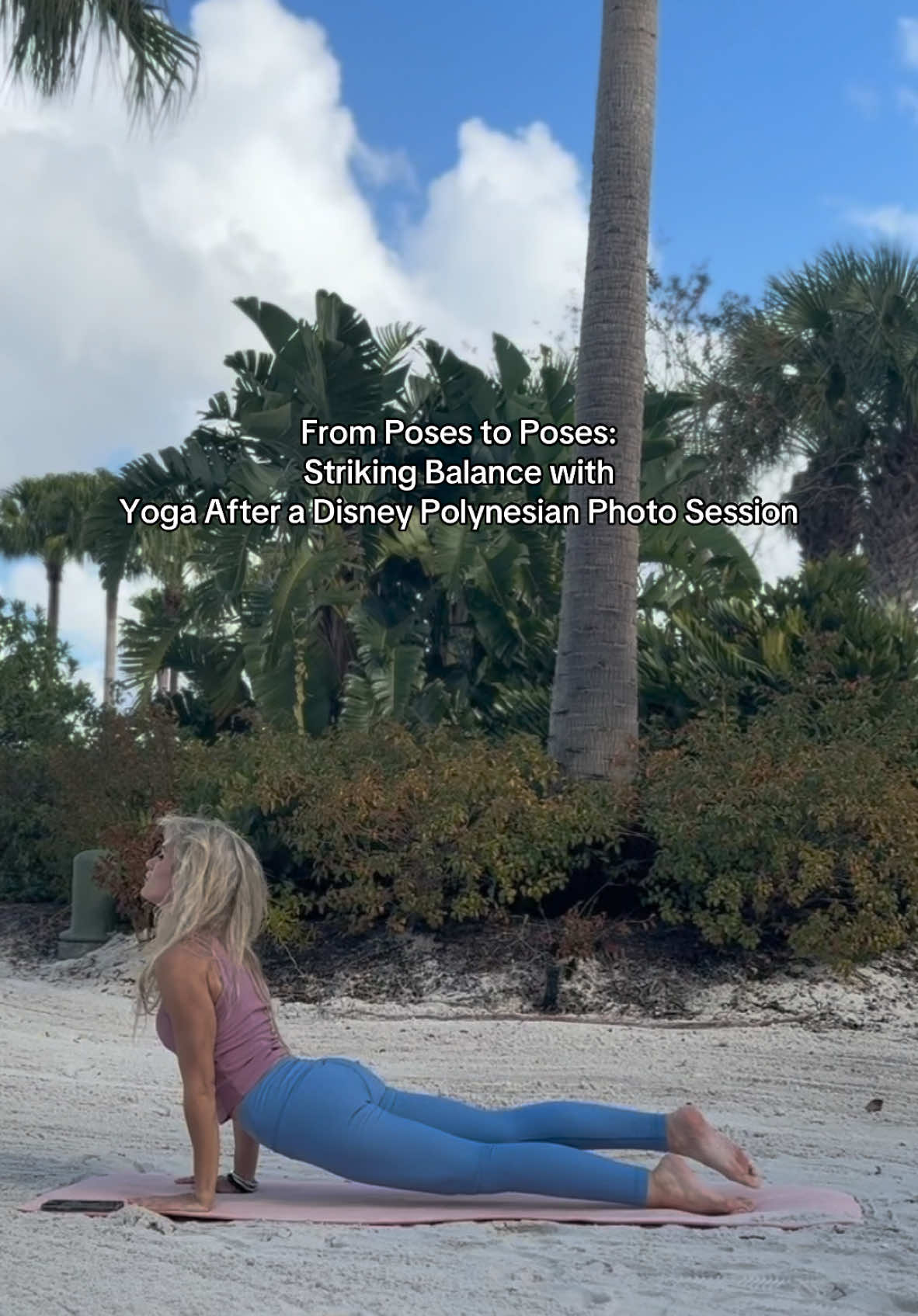 After an amazing photo session at Disney’s Polynesian Resort, I rolled out my mat and got into the flow! 🧘‍♀️✨ I’m so excited to teach my first yoga class in over four years this Friday in Celebration, Florida. ✨ come flow wirh me #disneyworld #PolynesianResort  #ForDisney #DisneyTips #DisneyDVC #DisneyPolynesian #NewDisneyNews #DisneyVacationTips #DisneyTravelTips #DisneySecrets #DisneyParkTips #OrlandoVacation #OrlandoTips #DisneyVacation #DisneyLife #DisneyFun #DisneyWorldTips #MagicalDisney #DisneyExperience #DisneyLovers #DisneyAddict #DisneyAdventure #DisneyWorldMagic #DisneyParkSecrets #VacationGoals #DisneyPlanning #DisneyMagicMoments #DisneyWorldHacks #DisneyVibes #OrlandoLife #DisneyFans #YogaAndMagic #DisneyWellness #YogaAtDisney 