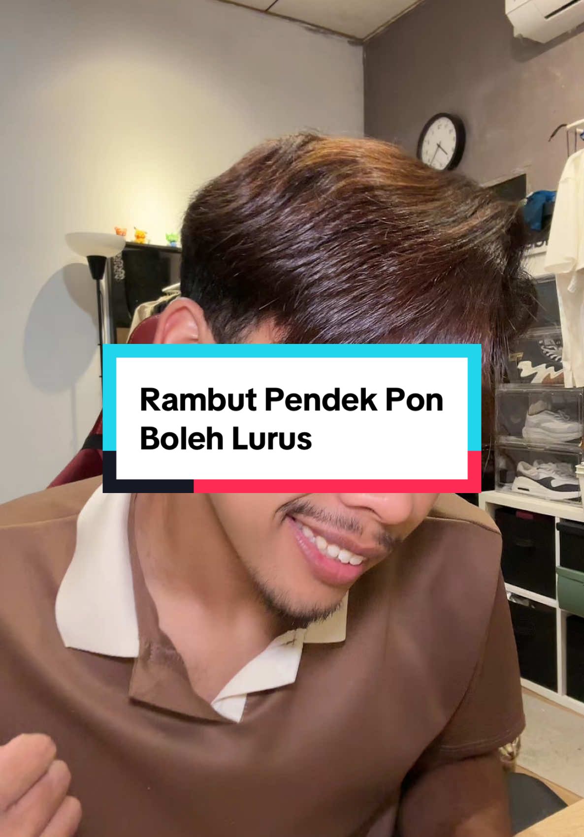 Dah tak payah pergi salon bayar mahal mahal nak luruskan rambut.. yg ni rambut pendek pon boleh pkai.. #hairstraightener #rambutpendek #rambutlurus #rambutlelaki 