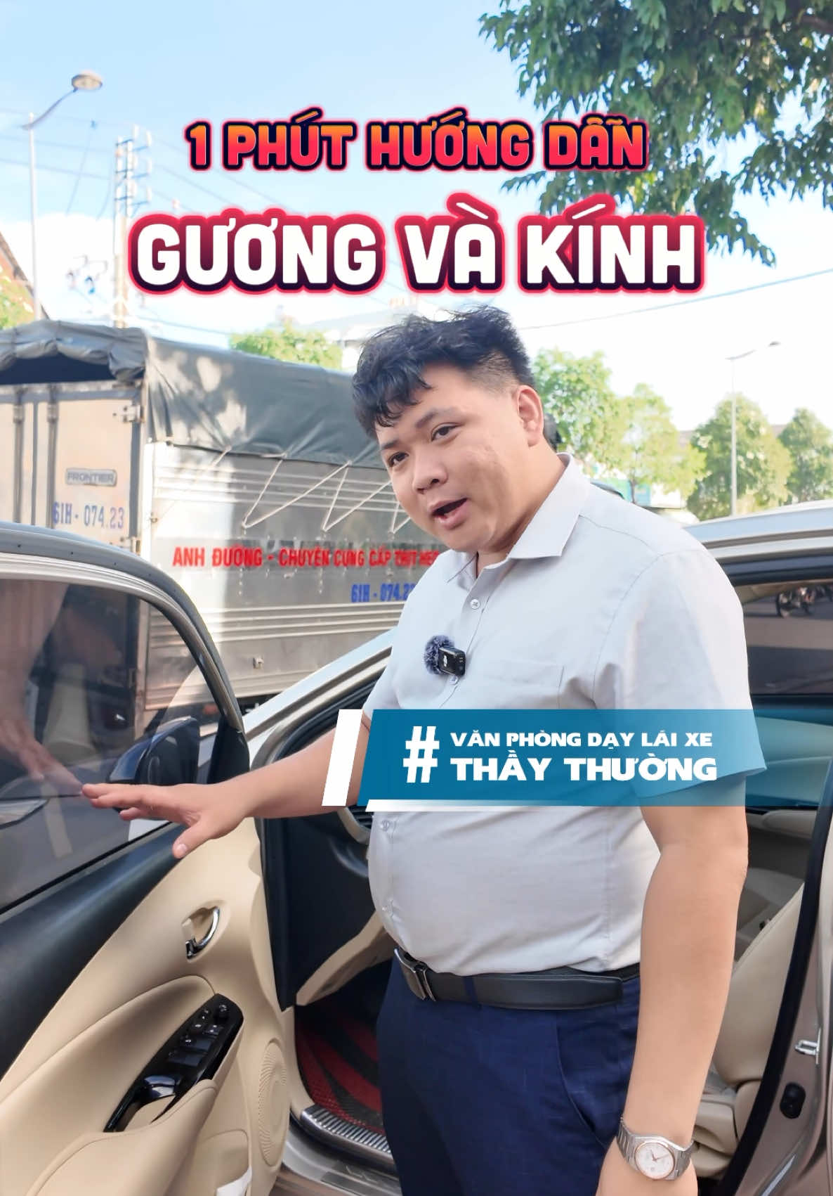 Chỉnh gương và chỉnh kính #daylaixebinhduong #maivanthuong 