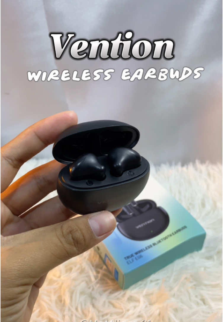 VENTION WIRELESS BLUETOOTH EARPHONE🫣💗 #vention #ventionearphone #earphone #wirelessearphone #fyp #tiktokfinds #foryou #fypviralシ #earbuds #ventionphilippines 