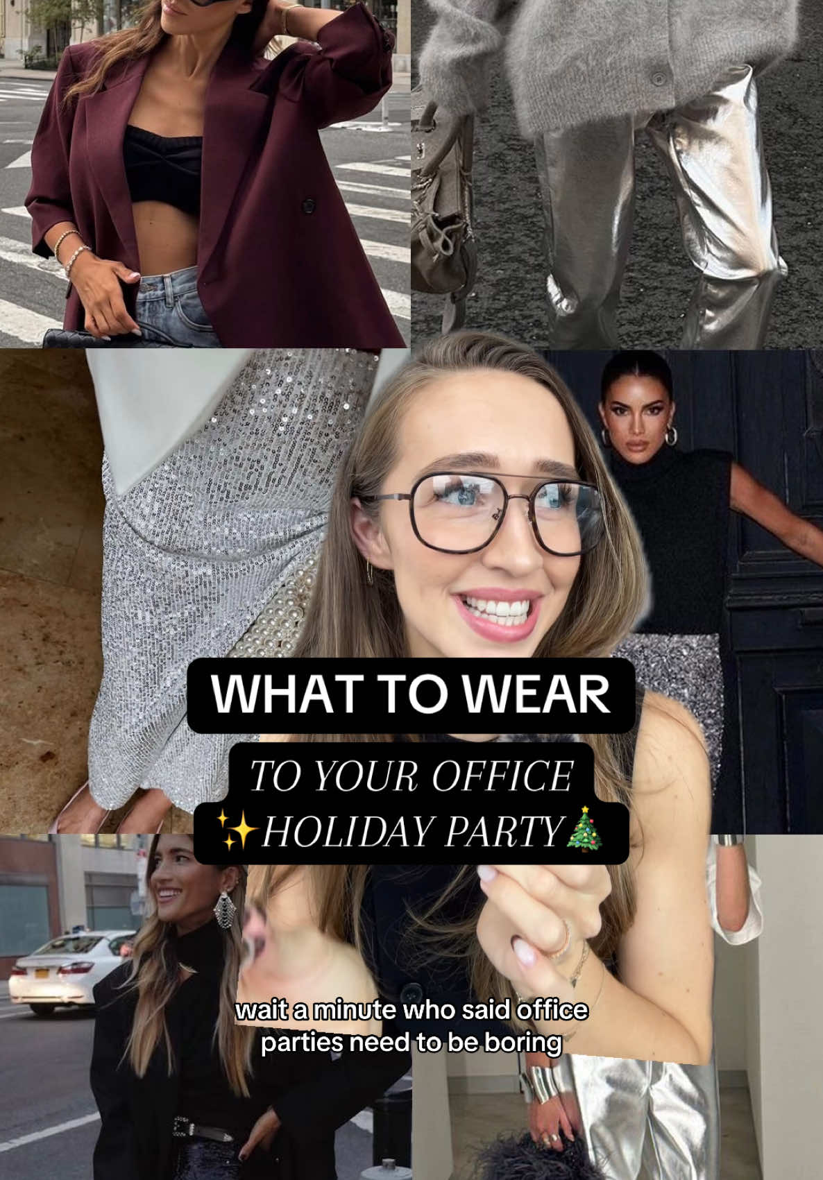 Office holiday party coming up? Don’t stress, babe—I’ve got your outfit sorted. ✨ From confidence-boosting blazers to festive sequins that scream ‘I’m here to slay,’ this is how you dress smart and feel unstoppable. 🎄💖 Which look are you pulling out for the party? Drop it below! 🕶️🔥 #HolidayPartyStyle #holidayoutfits #OfficePartyOutfit #WinterFashion #EffortlessChic #WhatToWear #StyleMood #FashionPsychology #ItGirlEnergy #HolidayGlam #creatorsearchinsights