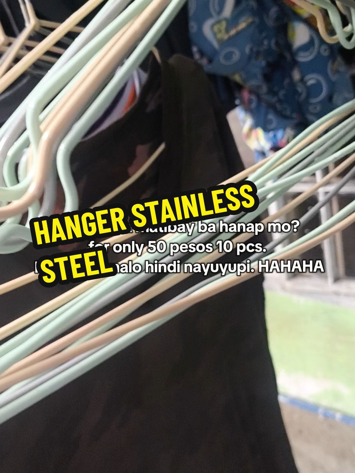 Hanger na kahit saan ihampas hindi nasisira.  😲 #hanger #fyp #fypシ #foryoupage #foryou 