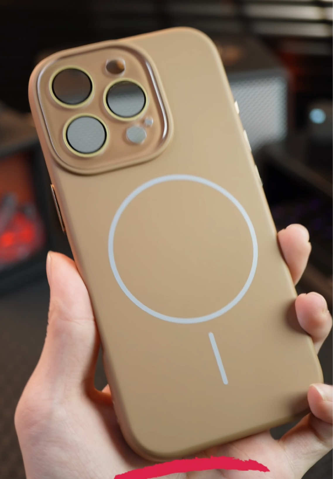Ốp lưng có bảo vệ cam #oplungiphone #oplungiphone15promax #oplungchongsoc #giadomagsafe 