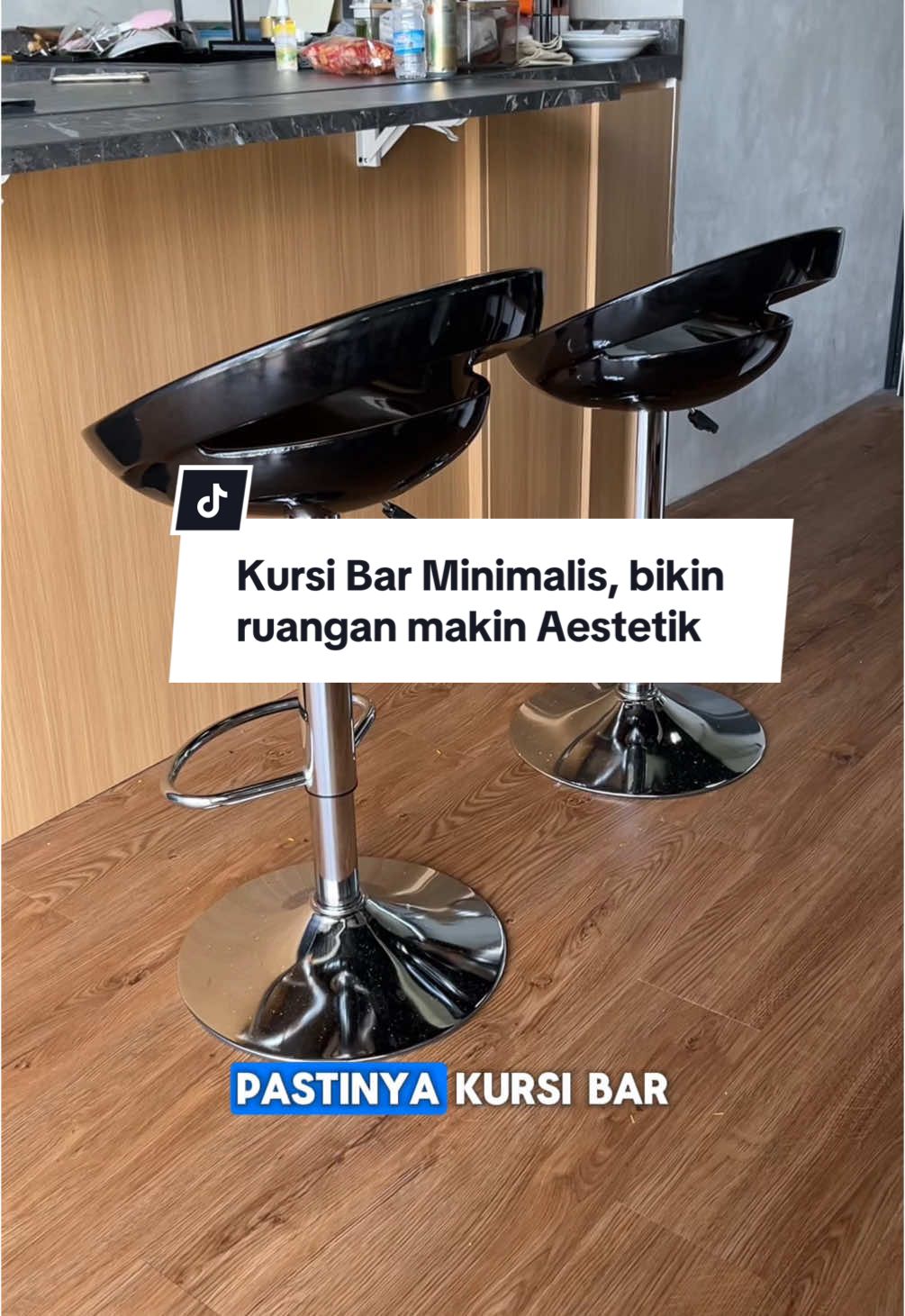 Kursi Bar Minimalis, bikin ruangan makin Aestetik ✨ #kursi #kursiminibar #kursihidrolik #kursicafe #kursiaesthetic 