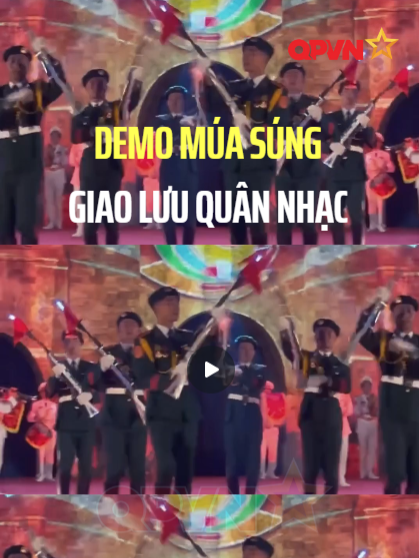 DEMO MÀN MÚA SÚNG CỦA QUÂN ĐỘI NHÂN DÂN VIỆT NAM TẠI  GIAO LƯU QUÂN NHẠC 2024 #80namqđndvietnam #quandoinhandanvietnam #boquocphong #QPVN #camerachiensi #botruongboquocphong #anninhantoan #hoabinh #quandoi