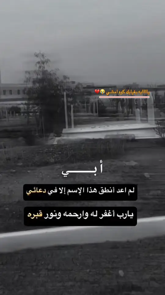 #حزينہ♬🥺💔 #يابه #غيابك #فاقده_ابوي #الله_يرحمك_ياابوي #حزينه #اذكروهم_بدعوه_تنير_قبورهم #حزن_غياب_وجع_فراق_دموع_خذلان_صدمة #ميسر_الحيالي_حزين_الحيالي_حزين_ #حز #كواليس #اللهم_ارحم_ابي_واغفر_له_وجميع_المسلمين  @«نـسـمـٌٍاتْ مـؤلــمـهٌ»😔💔  @محب السيد ميسر الحيالي 