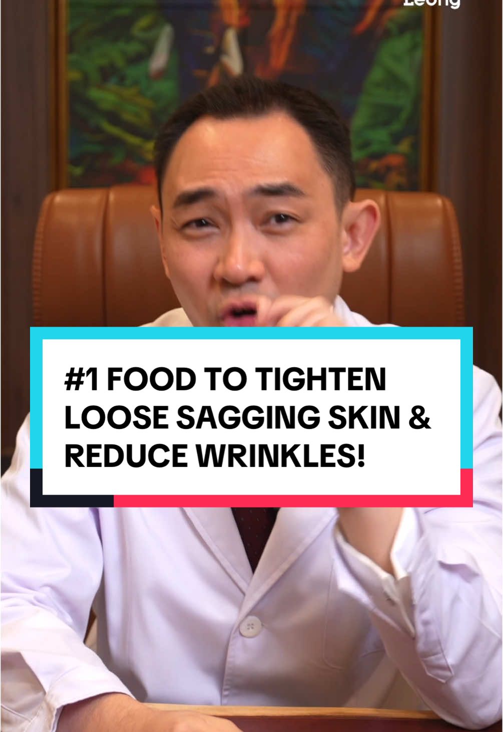 The # 1 Effective food to tighten loose sagging skin and reduce wrinkles!  #drmarkleong #farmzasia #nutrition #nutrition #health #antiaging #collagen #foodsafety #skincare 