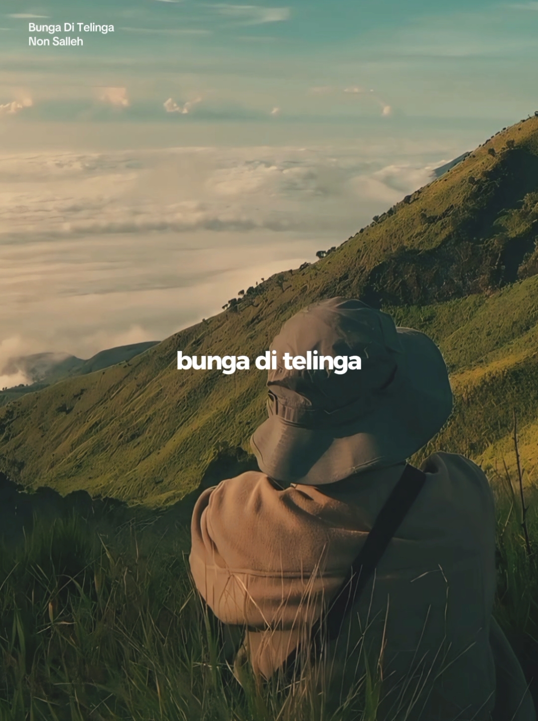 bunga di telinga #lyrics #liriklagu #trend #viral #fyp