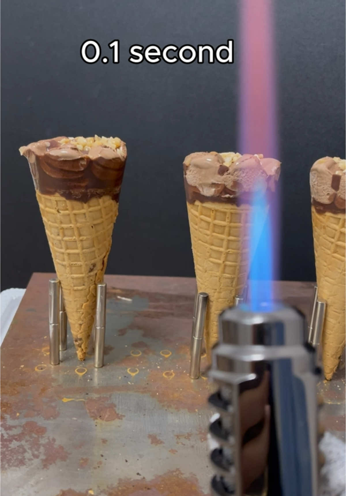 Powerful Lighter vs Ice Cream