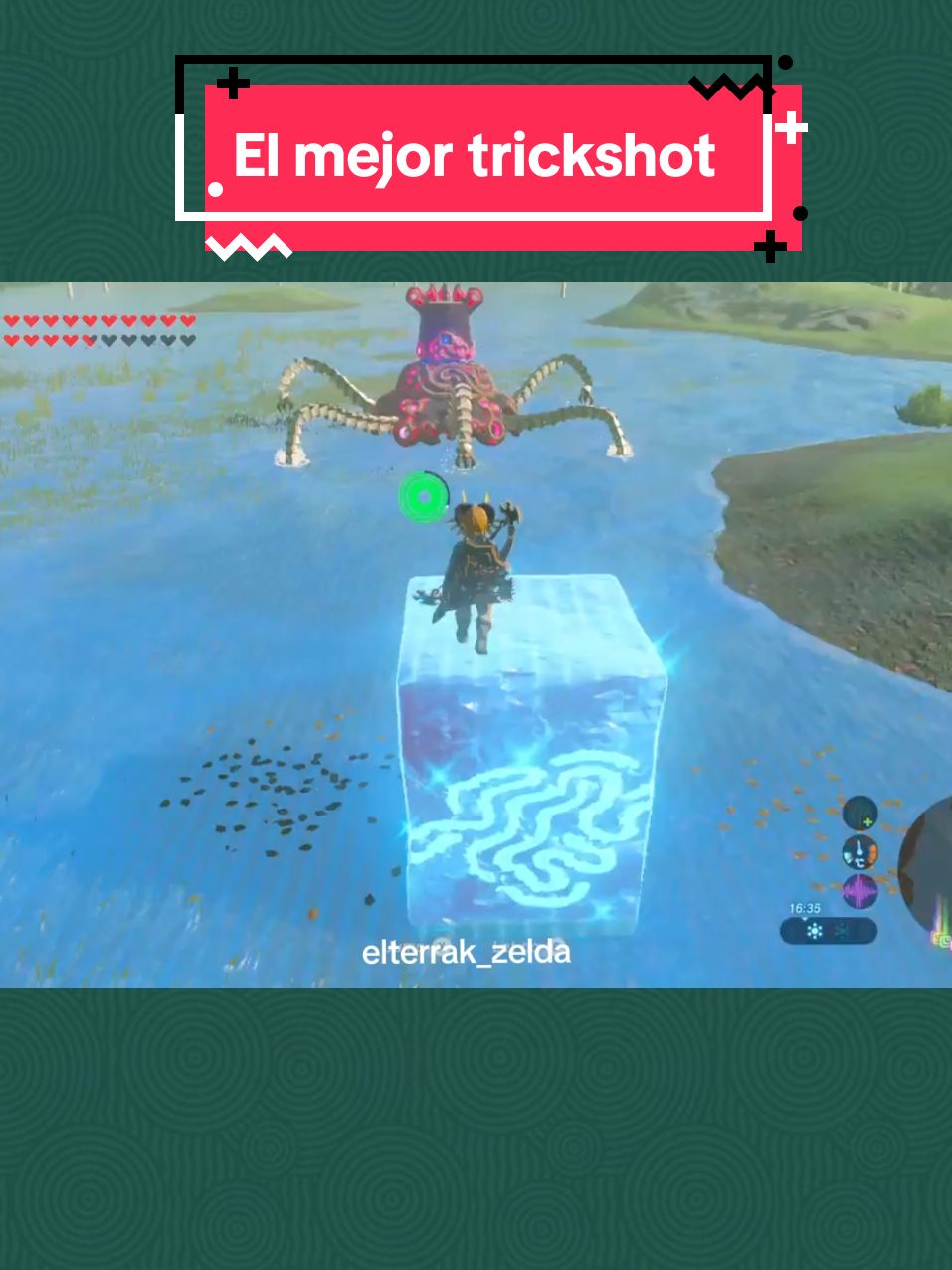 El guardian estaba haciendo un vídeo de trick shots más épicos hahahhaah #zeldabreathofthewild #zeldabotw #gameplay #breathofthewild #botw #elterrak #forypupage