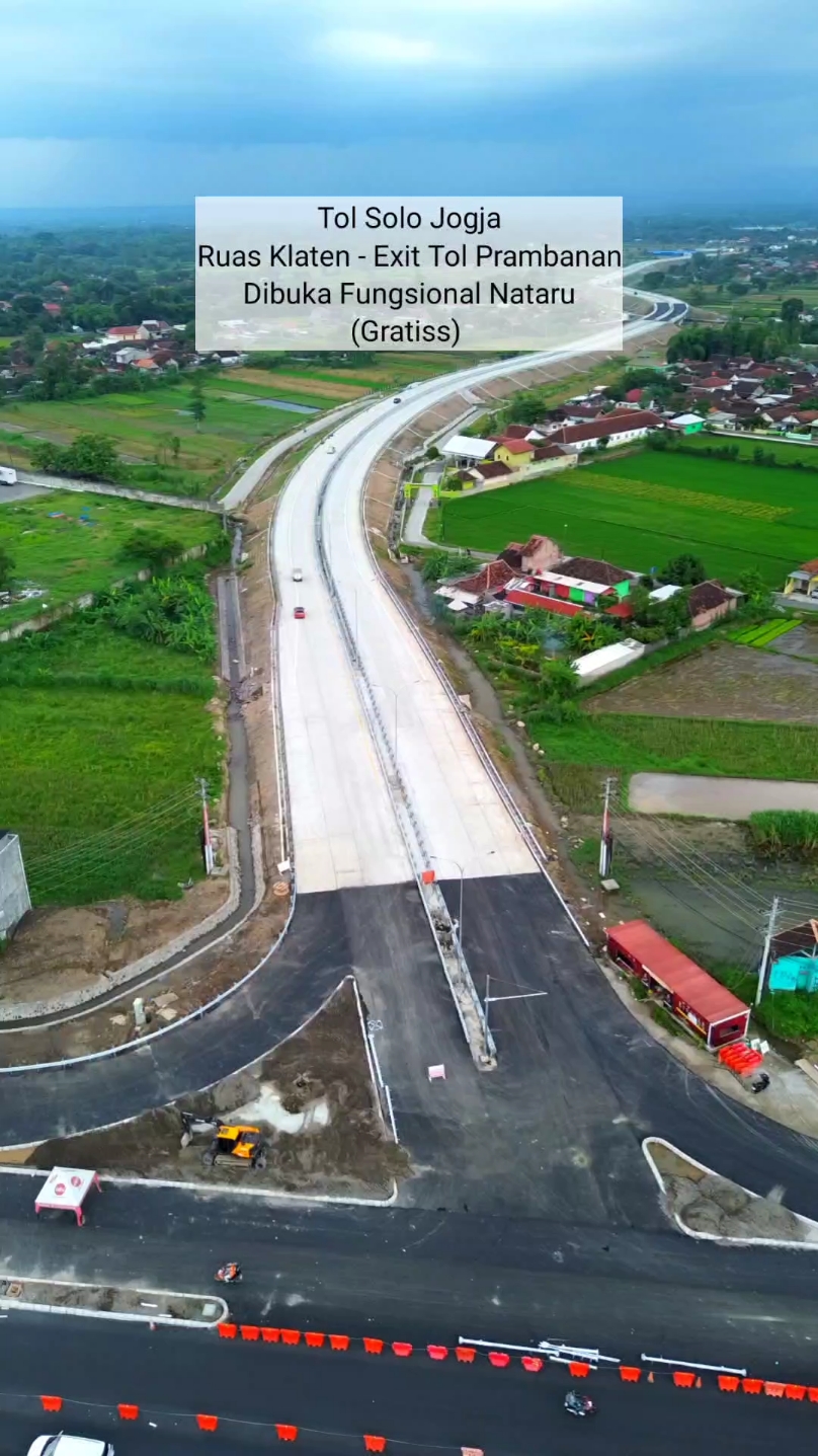 Tol Solo Jogja Ruas Klaten - Exit Tol Prambanan dibuka fungsional Gratiss untuk Nataru #toljogjasolo #tolsolojogja #fyp 