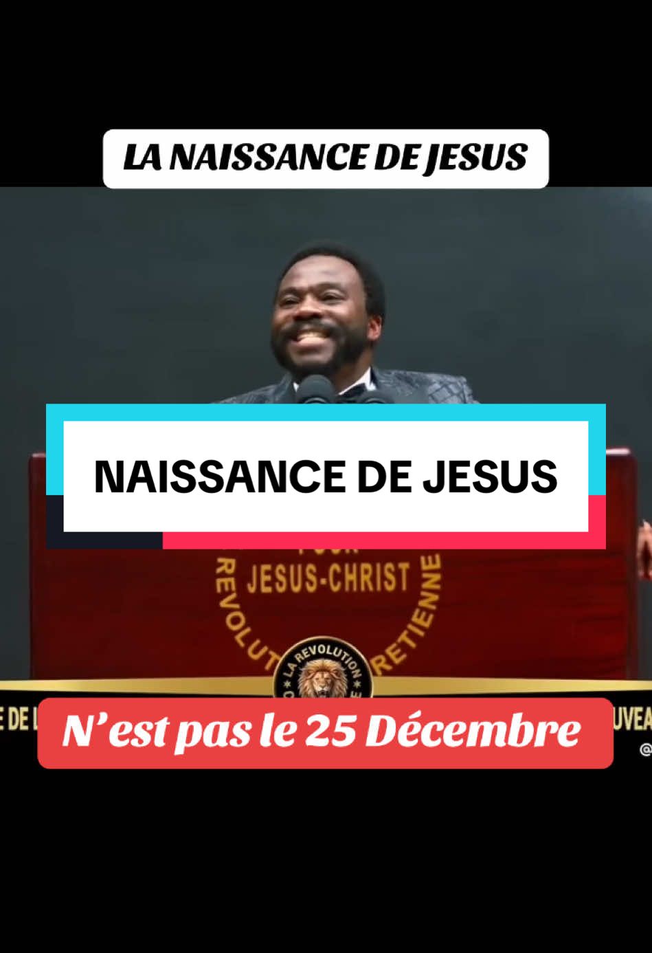 🚨JESUS N’EST PAS NÉ LE 25 DÉCEMBRE  #gedeondelatchetchouvah #pasteur #eglise #decembre #jesus 