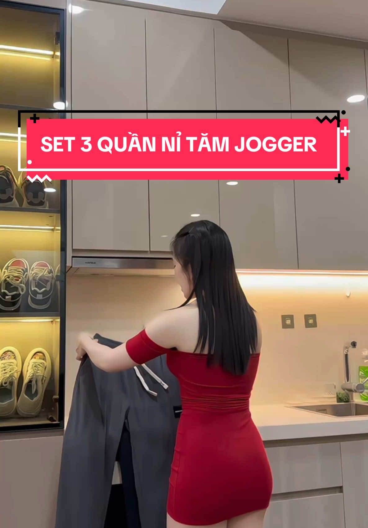 SET 3 QUẦN NỈ TĂM JOGGER