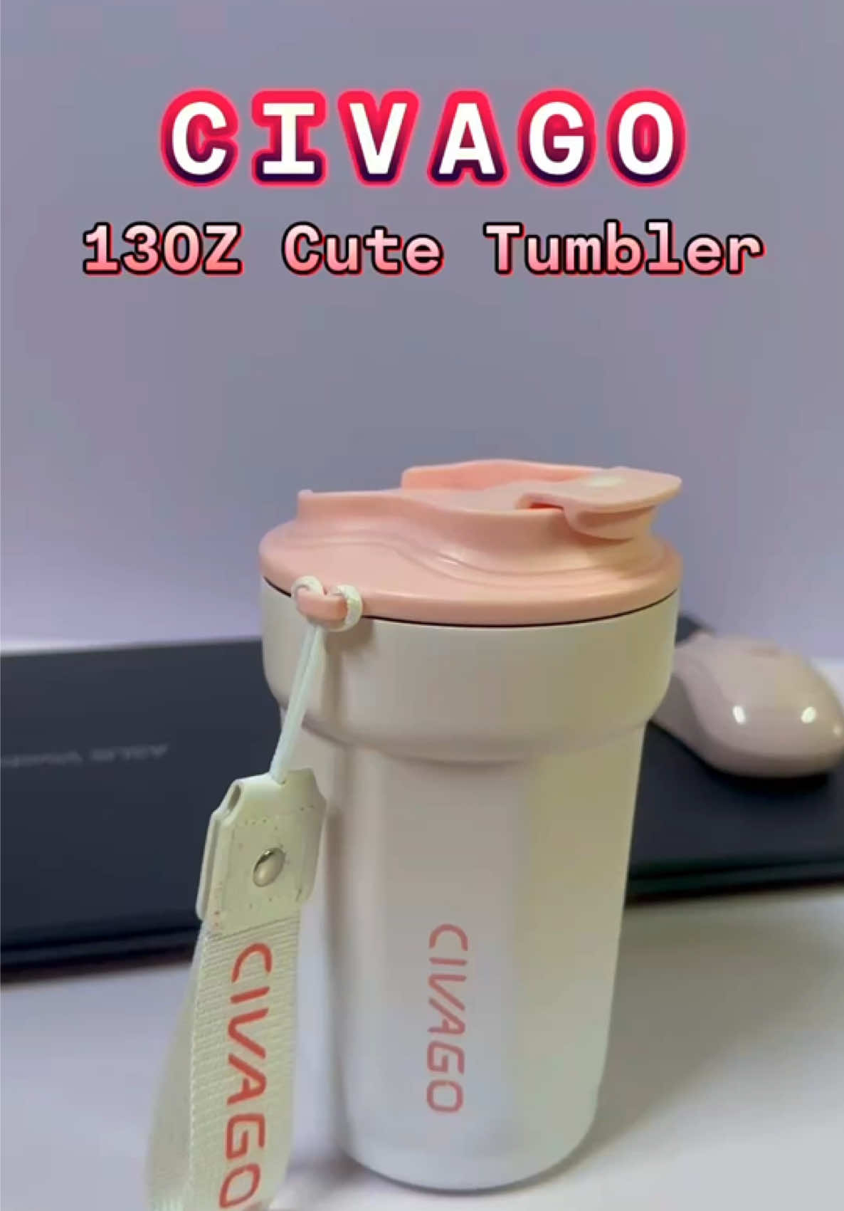 13oz Cute Tumbler by CIVAGO🩷  #tumbler #tumblersoftiktok #tumblers #tumblerviral #tumblermurah #tumblr #tumblrgirl #tumbleraesthetic #tumblrviral #tumblrmurah #tumblertahanpanas #tumblertahansejuk #botolair #mug #coffeemug #cawan #foryou #fyp 