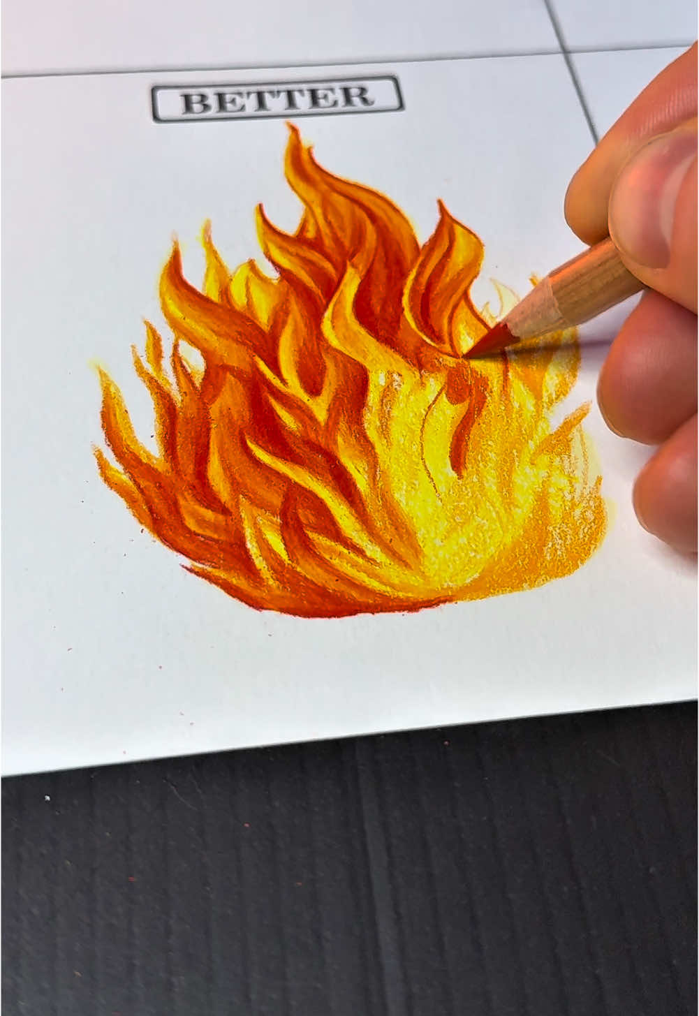 Draw Flames🔥#drawing #flames #simpledrawings 