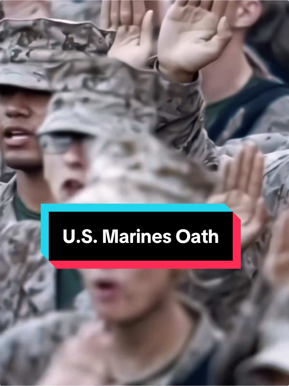 U.S. Marines oath of enlistment  #usmc #marinecorps #marineveteran #veteran #usmarines #enlistment #marinecorpsoath #semperfidelis #semperfi 