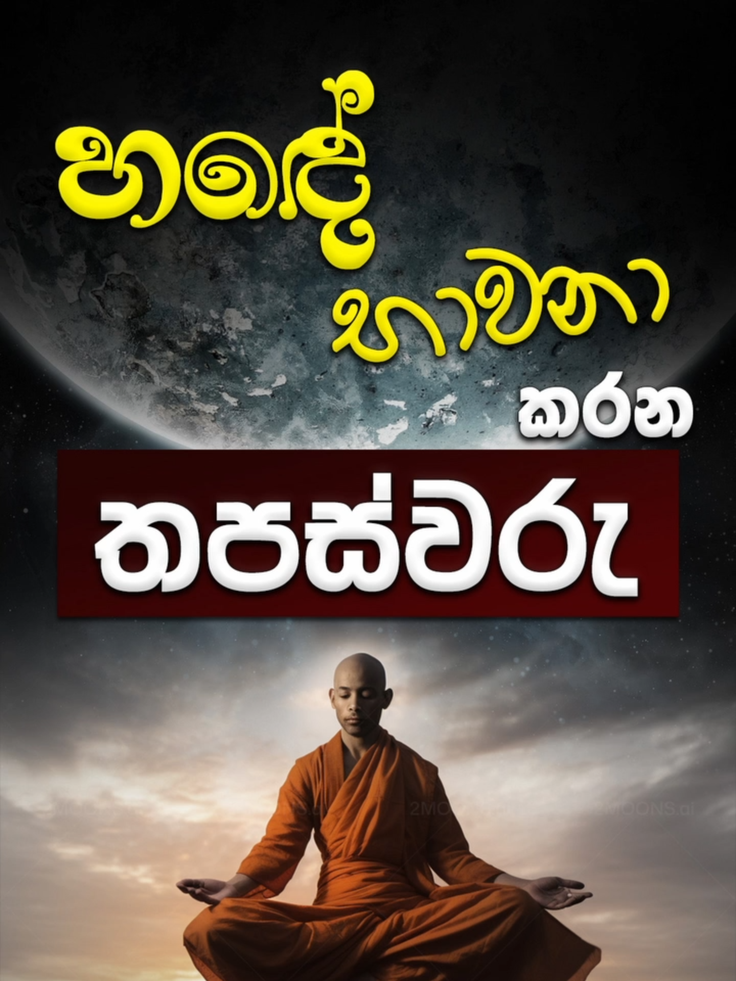 හඳේ භාවනා කරන තපස්වරු...  #niwandakimu  #විශ්වය