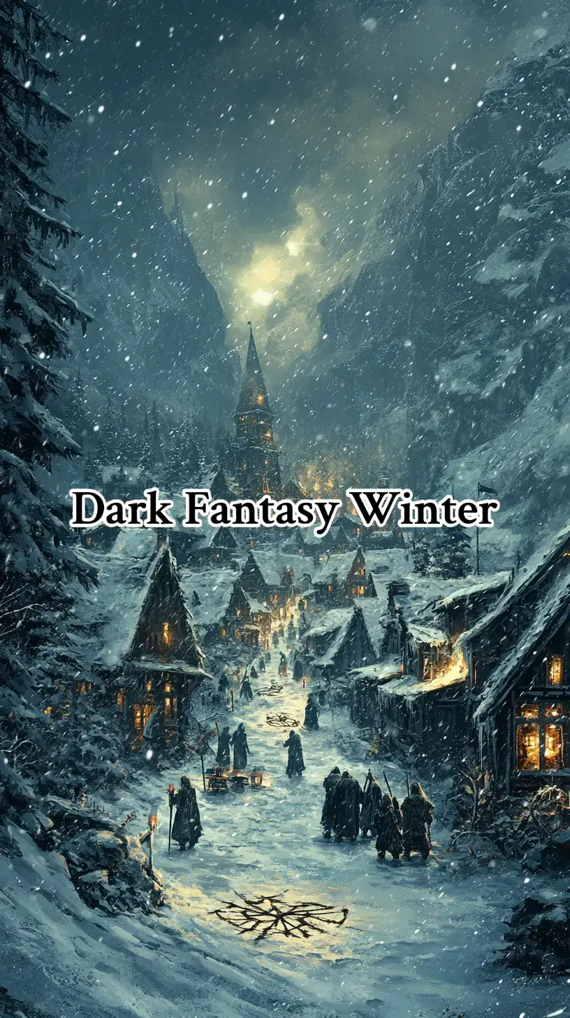 #aidarkfantasy #shinefantasy #midjourney #1970darkfantasy #winterfantasy #darkfantasywinter #fantasy #darkfantasy #magicfantasy #wallpaper #medival #brightfantasy #darkfantasyromance #darkfantasymeme 