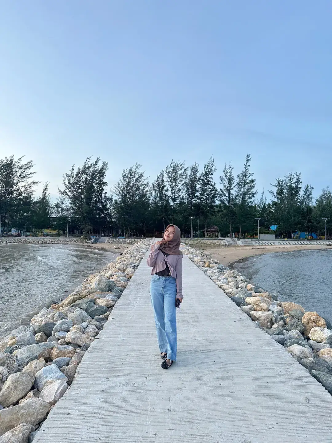 tehantam ombak #pantai #f #amelia #yxzcba #balikpapan 