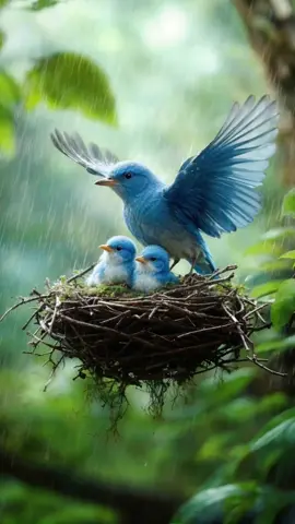 AI-Generated Birds- The Most Relaxing Video Ever Created #hybrid #aivideos #magic #birds #aibirds #ai 