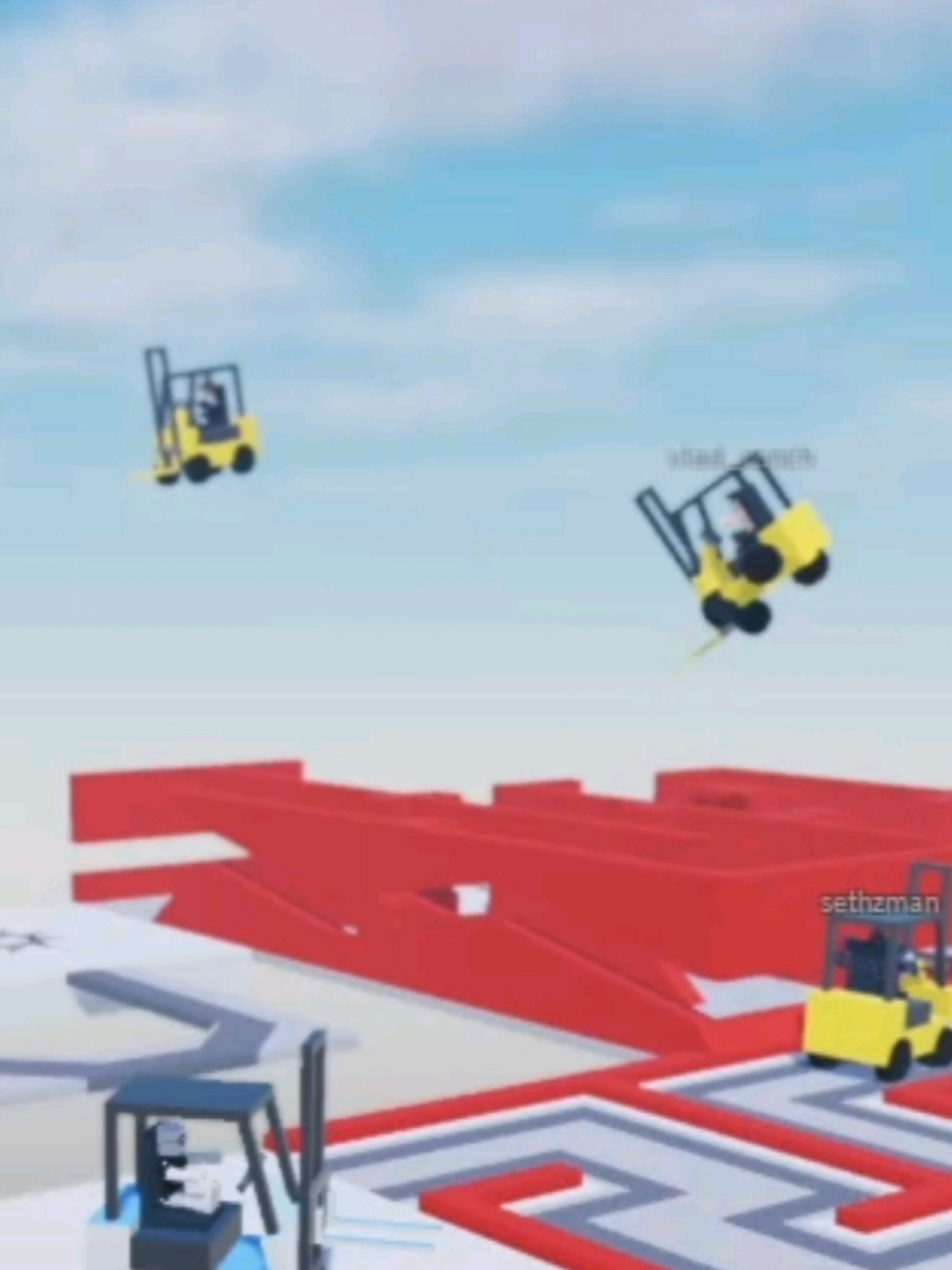 ROBLOX Obby Forklift 🐼🤣 #roblox #funny 