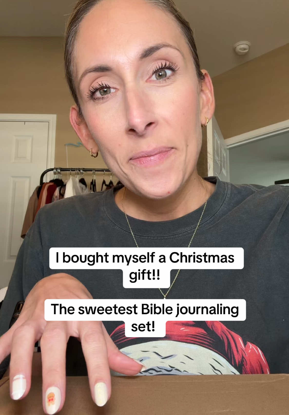 I bought myself the sweetest christmas gift!! This bible journaling set is such an amazing deal!! #bible #biblestudy #journaling #tiktokshop #christmas #giftideas 