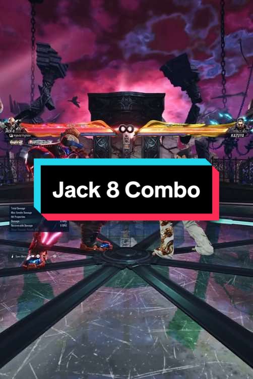 Jack 8 awsome Combo 🔥#tekken8 YT@HYBRIDFIGHTER