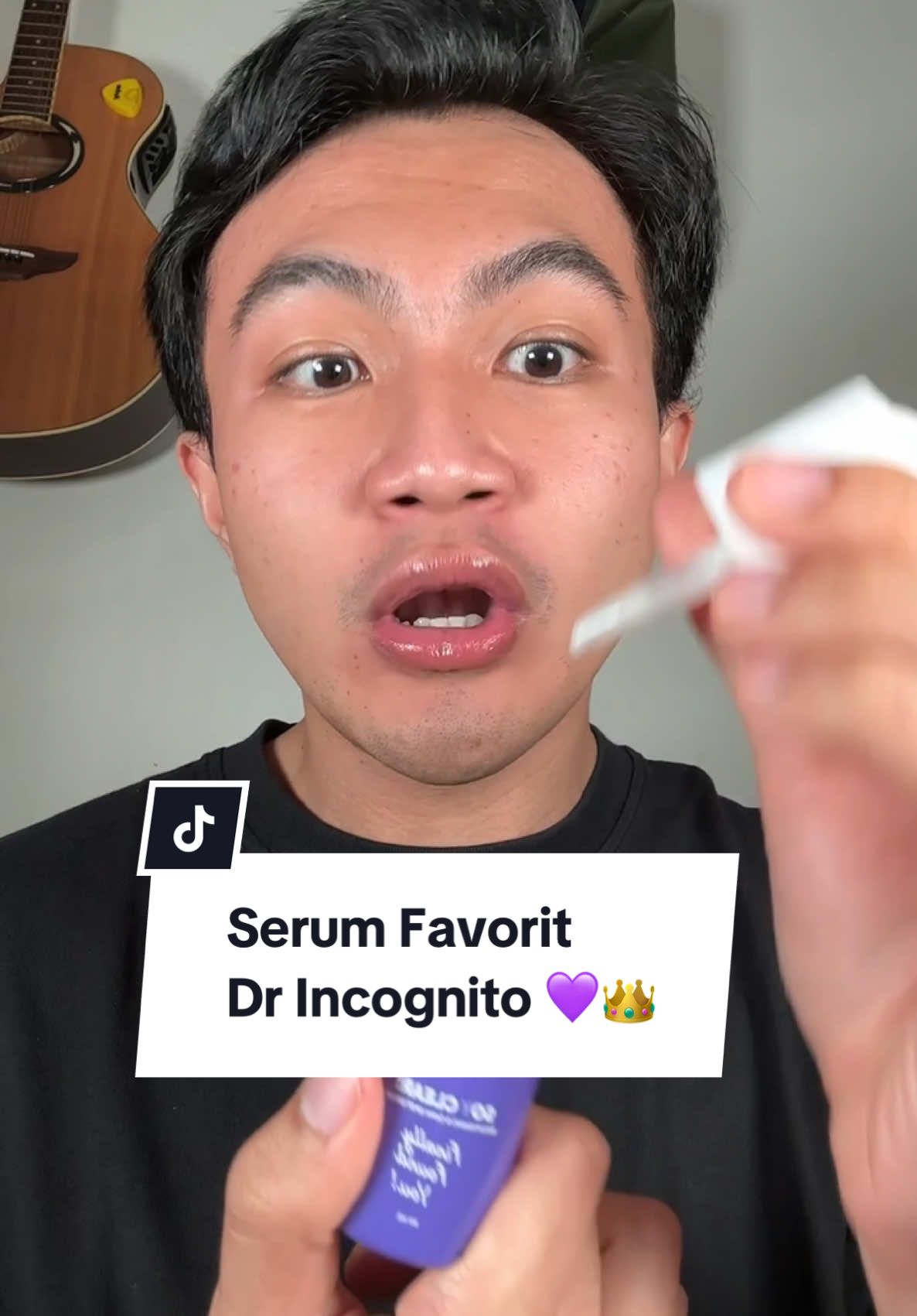 Ternyata serum favorit @dr. Incognito dari @Finally Found You itu si cysteamine SOY clear! 💜🥰👑✨ #kerajaanglowing #longervideos #shopmaster #skincare #skincareviral #belilokal #serum #serumviral #brighteningserum #FinallyFoundYou #FinallySimple #darkspotserum 