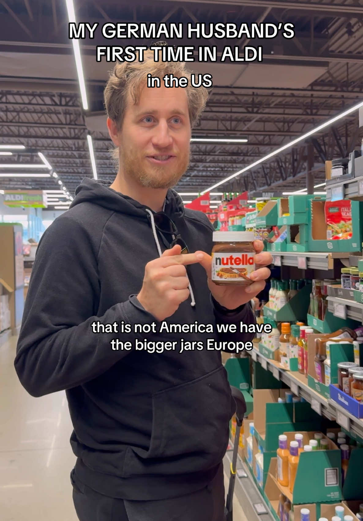 @ALDI USA trip with my german husbands commentary  He alredy misses Aldi Deutschland #livingingermany #germanliving #expatingermany #marriedagerman #livingabroad #germanlivingintheus #americanabroad 