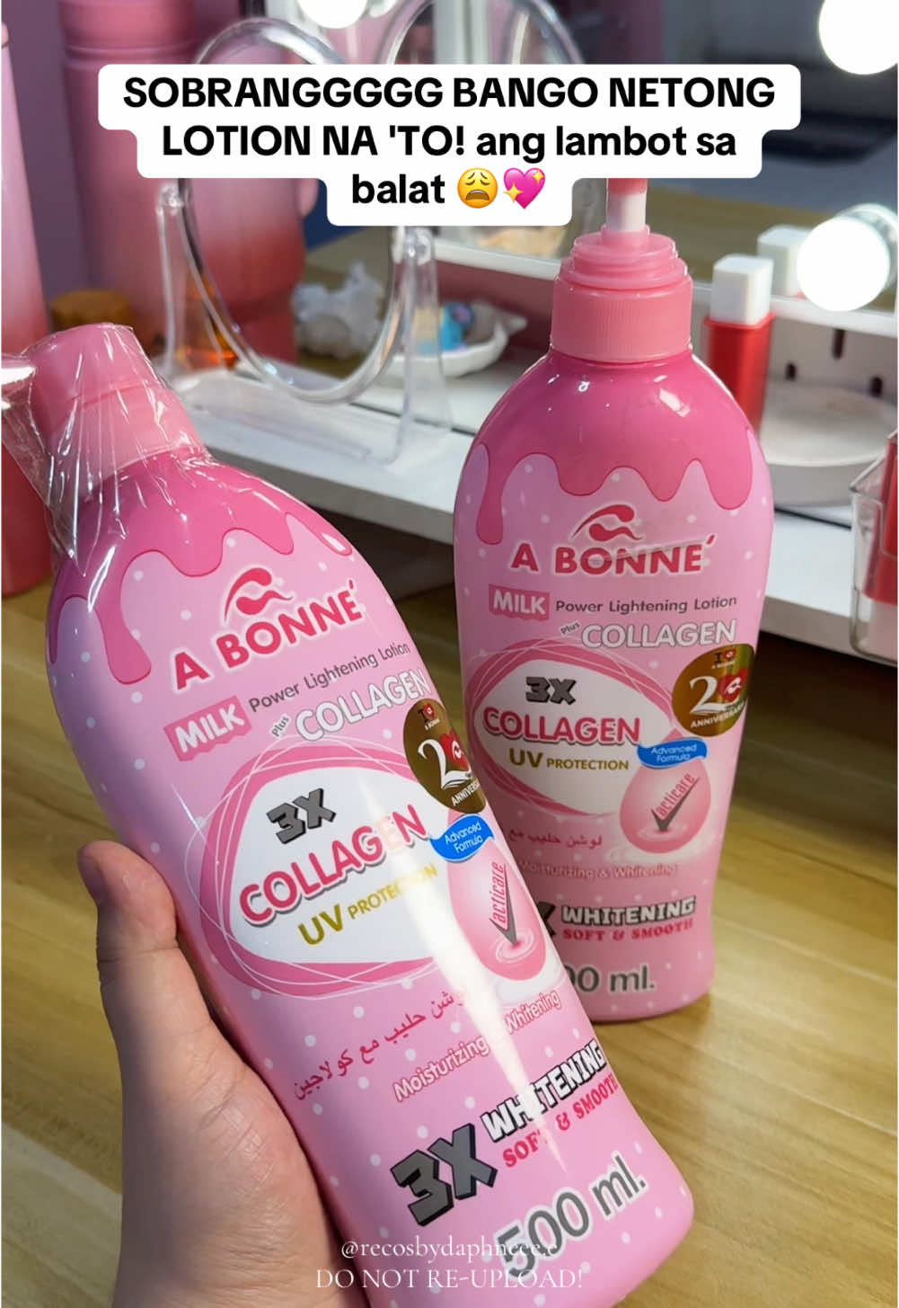 KUNG LOTION HANAP MO, ETO TRY MO RINNNNN! ang bango sa balat, ang lambot rin ✨😝😮‍💨 #fyp #recosbydaphneee #abonnelotioncollagen #abonnelotionph #bodylotion #lotionwhitening 