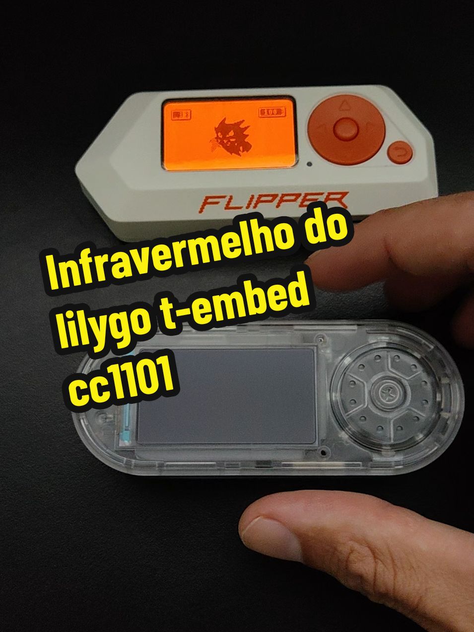 Demonstração do infravermelho do lilygo t-embed cc1101 @Testando Tecnologias  #tutorial #hacker #brucefirmware #flipperzero #lilygo #testando #tecnologias 