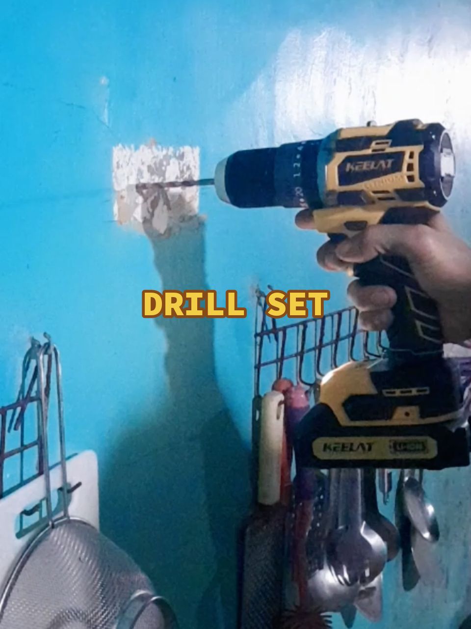 Cordless electric drill #drill #drillset #hammerdrill #cordlessdrill 