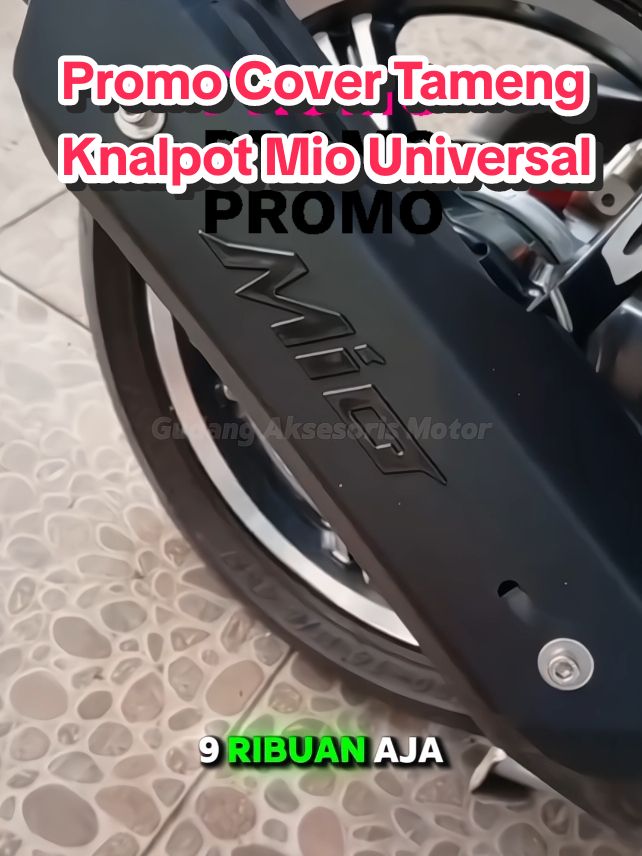 COVER KNALPOT MIO UNIVERSAL TAMENG SOUL SMILE JGT ZSM3 SPORTY TUTUP MUFFLER YAMAHA ANTI PECAH PNP