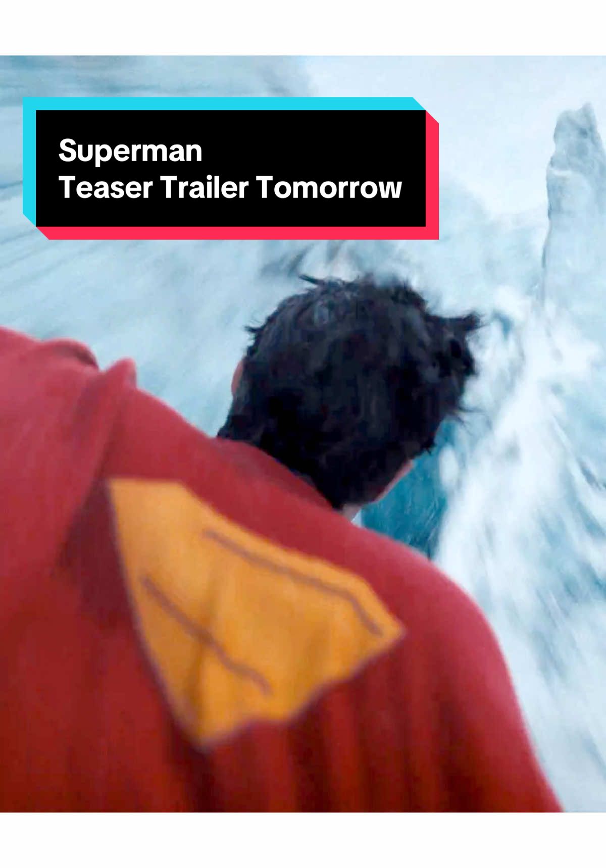 The first teaser trailer for James Gunn's #Superman arrives tomorrow at 6am PST. #dc #dcu #dcomics #trailer #jamesgunn #movie #movietok #superhero 