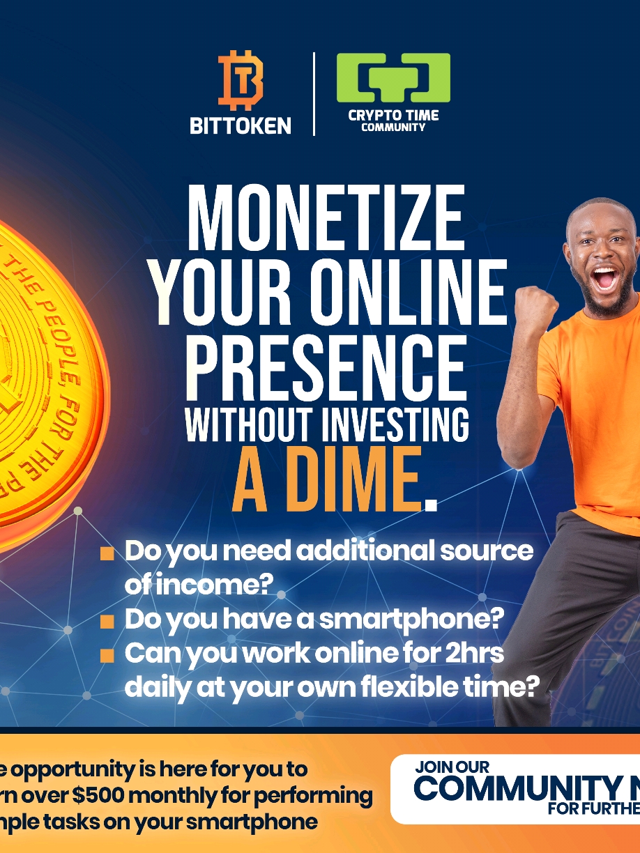 Earn over $500 monthly with CTC plus many other incentives... #noinvestmentrequired #withoutinvestingadime #CTCCommunity #WEB3 #CRYPTOCURRENCY #Bittoken #onlinemonetization. #makemoneyonline