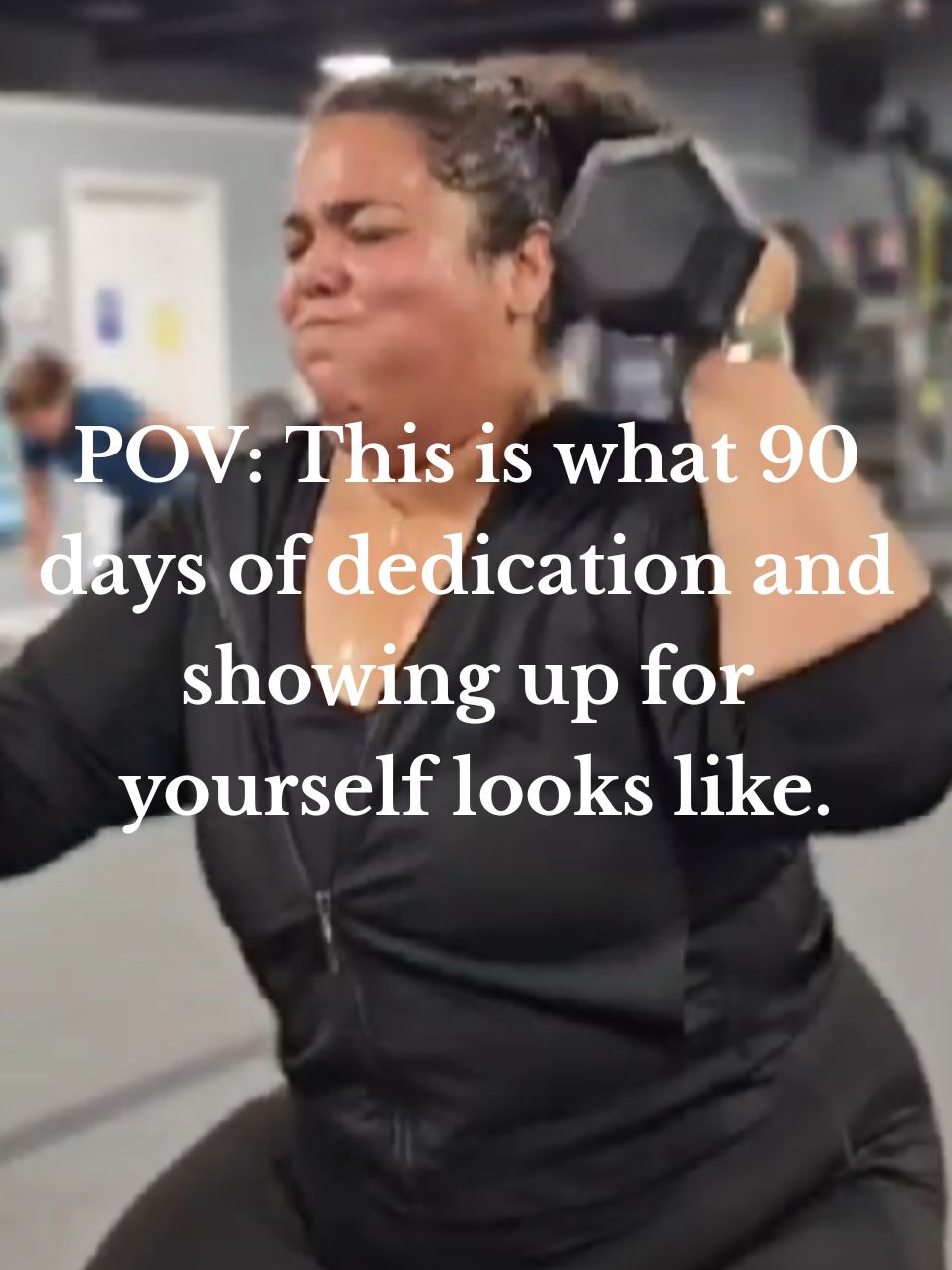 POV: This is what 90 days of dedication and showing up for yourself looks like ✨💪🔥 #creatorsearchinsights #gymgirl #liftingweights #strongwomen #weightloss #beforeandafter #weightlossmotivation #transformation #weightlossjouney #wls #wlscommunity #gym #GymTok #fitbodybootcamp #fitbody #fitmom #gymgirl #gymmotivation #gymtok #70lbsdown #consistency 