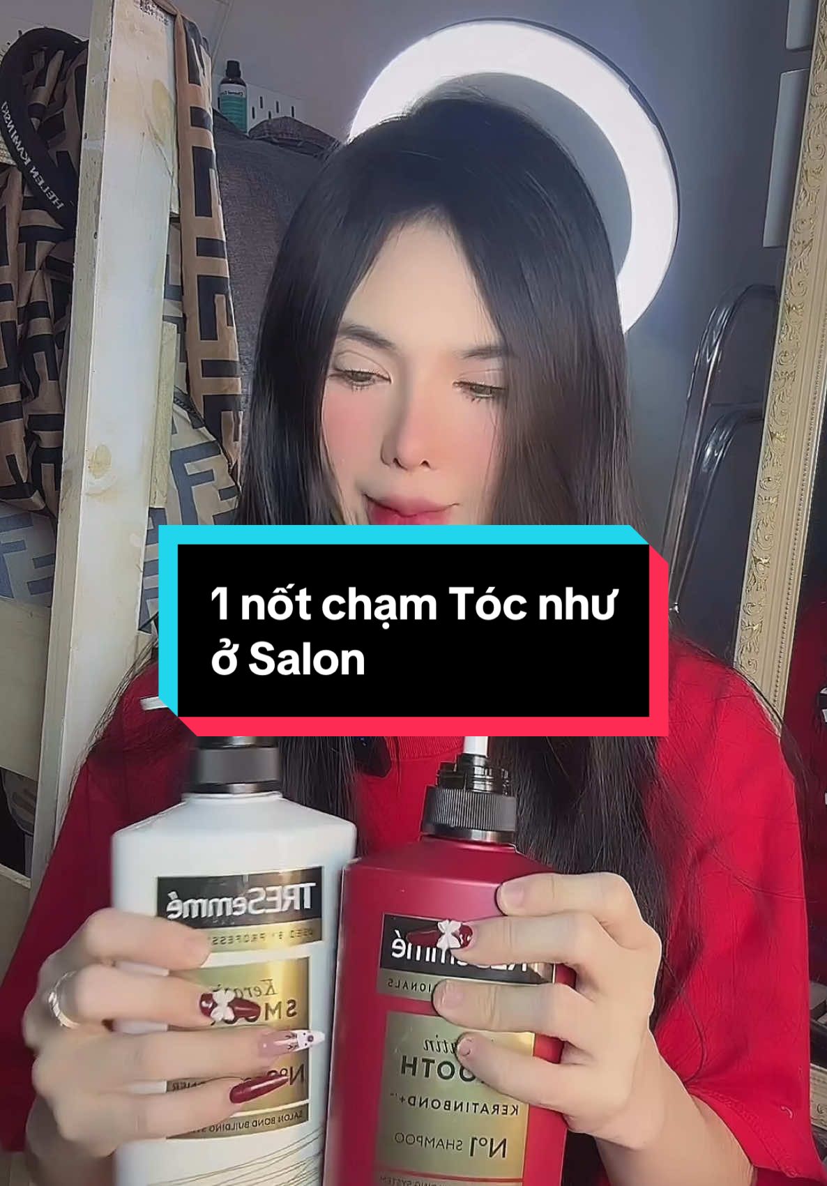 Tạo kiểu tóc phồng tự nhiên sau khi gội #tresemme #tresemmesalonrebondwomen #review 