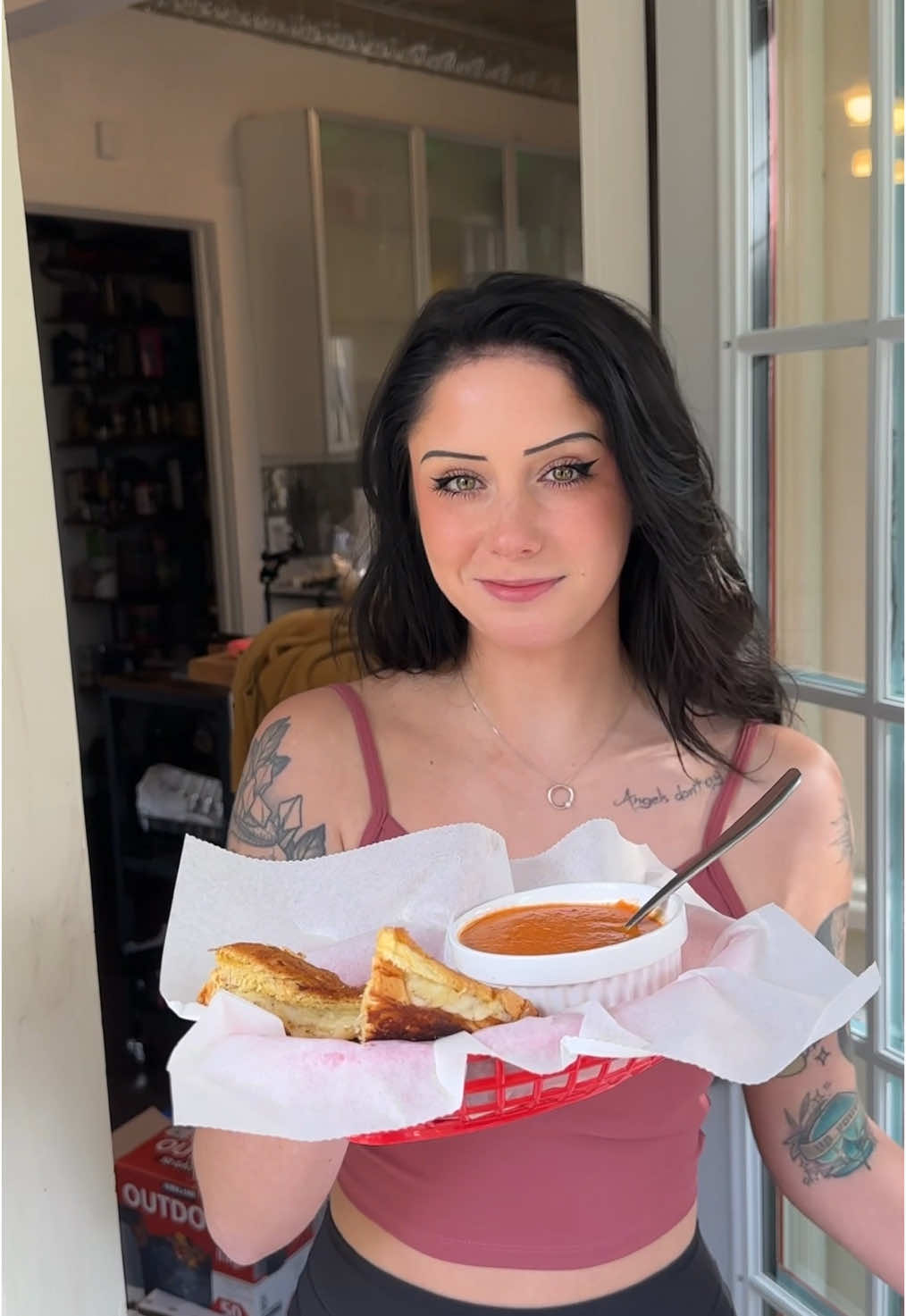 Grilled Cheese and Tomato Soup! What’s your favorite soup and sandwich combo? 