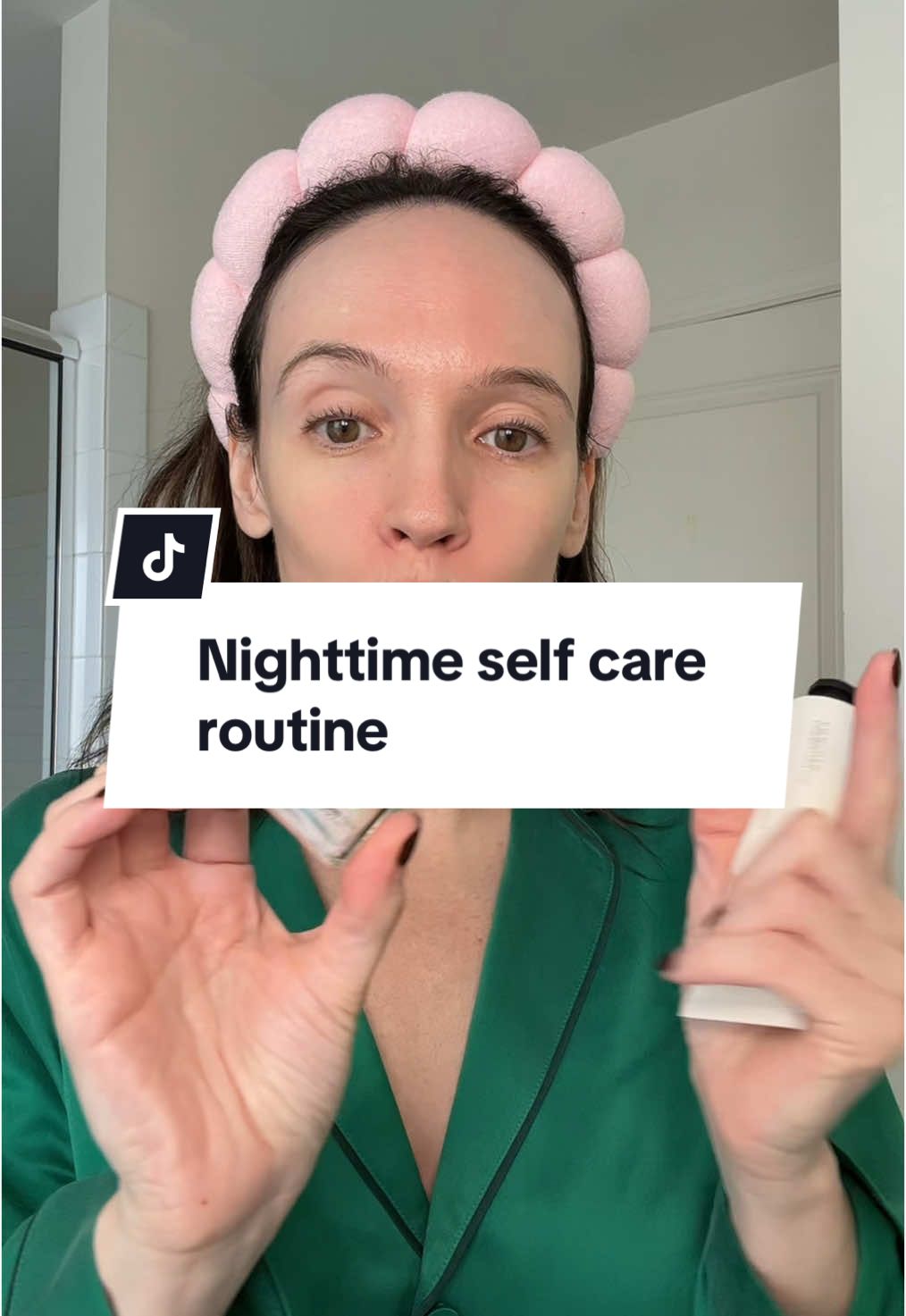 All products linked in my bio under “tiktok links” #selfcareroutine #skincareroutine #eveningroutine 