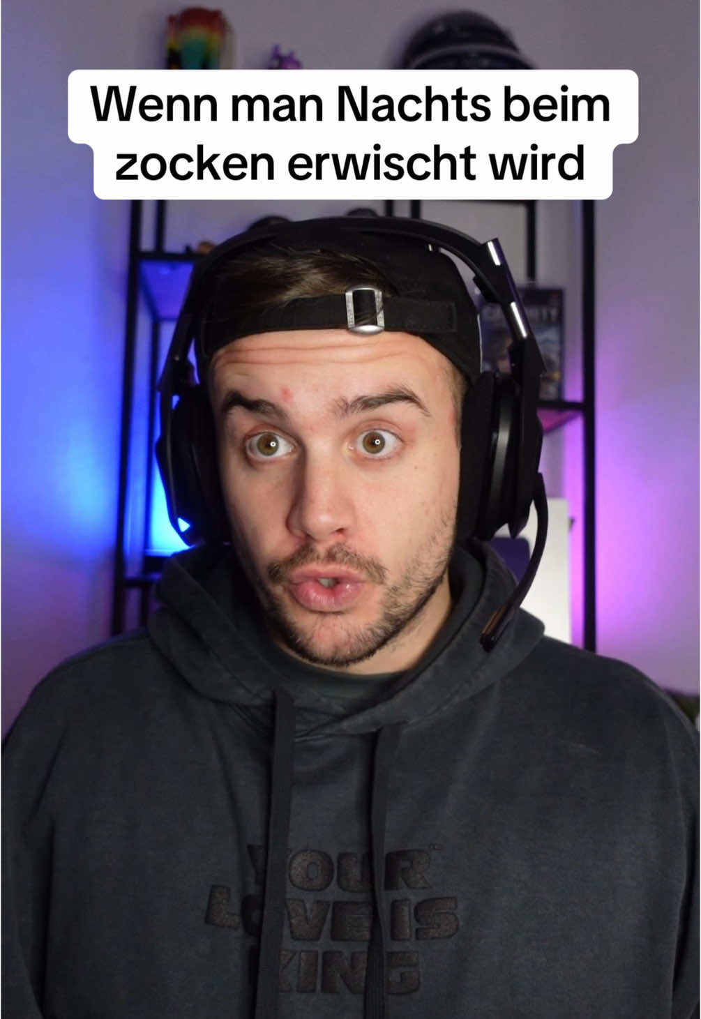 Wenn man Nachts beim Zocken erwischt wird #eltern #mutter #schlafen #foryou #gaming 