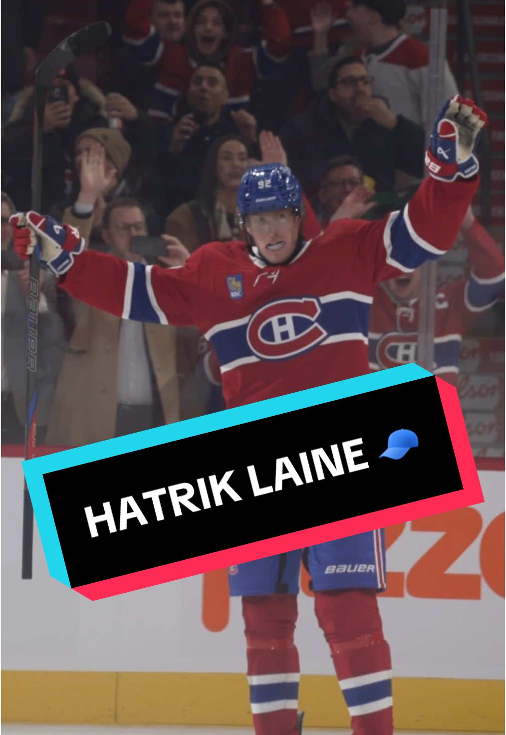 HATTY LAINE #MontrealCanadiens #PatrikLaine #HatTrick #Hockey 