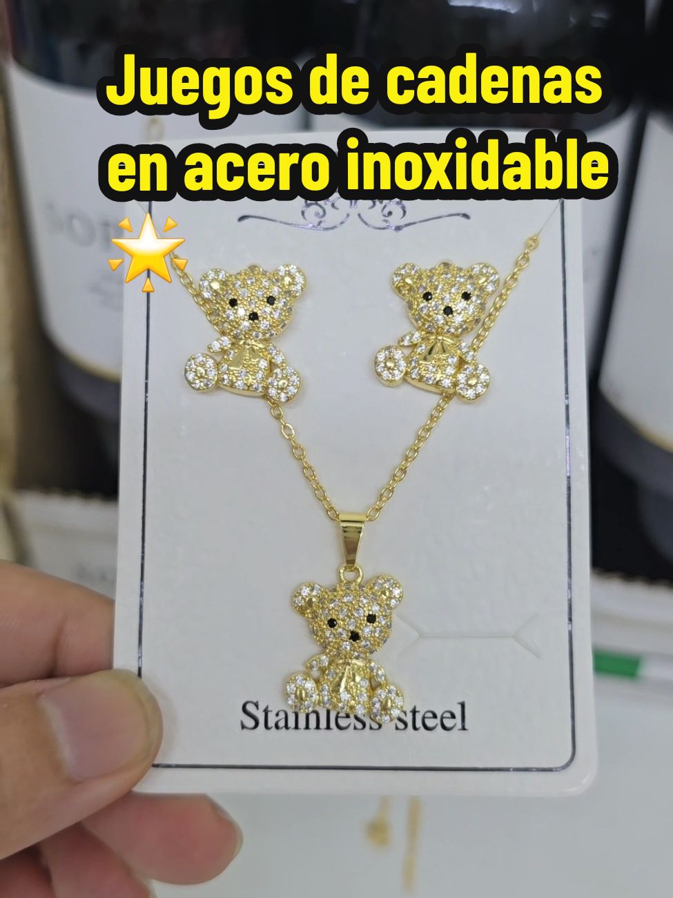 Juegos de cadena en Acero 🥰⭐️🌟#ecuador #guayaquil #viral_video #mercaderia #cj #acero 