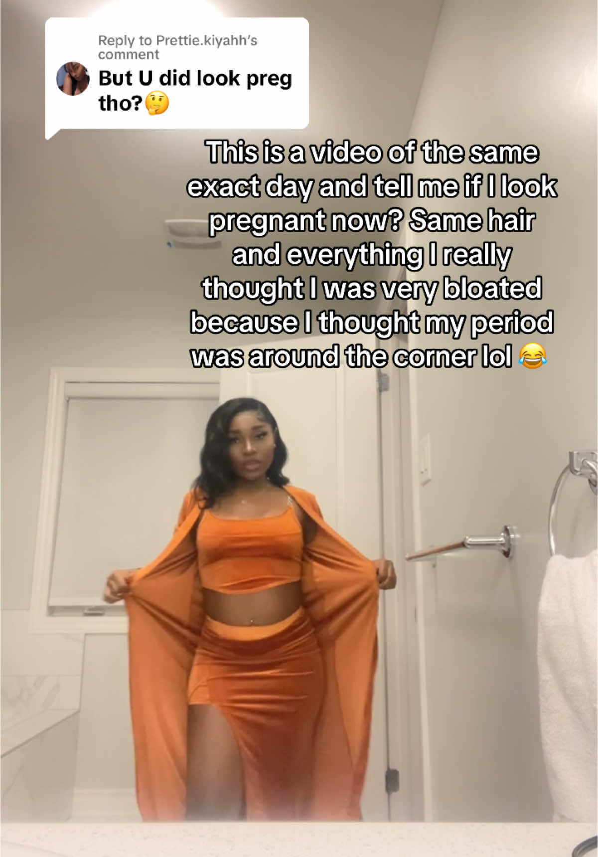 Replying to @Prettie.kiyahh   i never had any symptoms at all until I found out I actually was pregnant and that was weird because me and my man was actually trying to get pregnant, and I just thought that maybe I was infertile lol  #pragnancy #pragnancyjourney #13weekspregnant #tiktoktrend #  