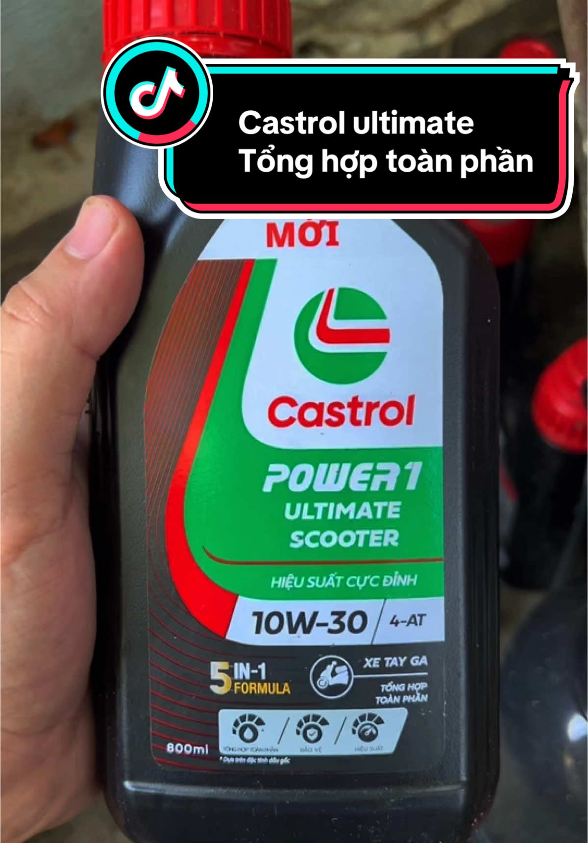 Castrol ultimate scooter dầu tổng hợp toàn phần dành cho xe tay ga hàng chính hãng castrol việt nam #castrolpower1ultimate #nhotxetayga #thichchamxe #donxekieng #chamsocxemay