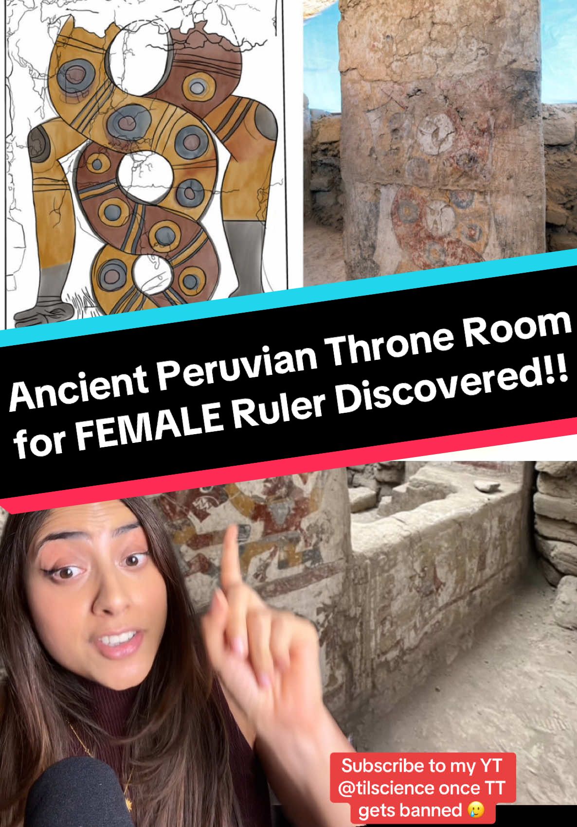 Bad ass ancient women 💪🏽🙌🏽 #ancienthistory #archaeology #peru #queens #ancientcivilizations 