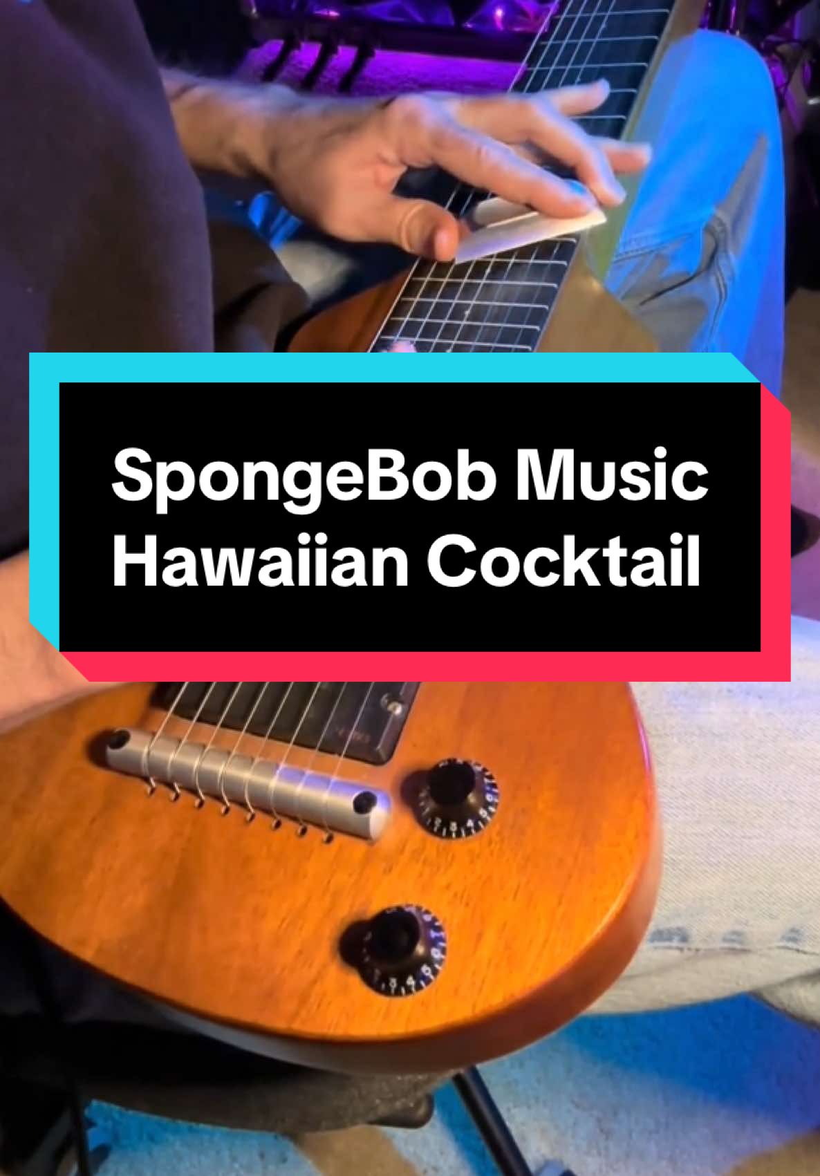 Hawaiian Cocktail (the sad theme from Spongebob Squarepants) - written by Richard Myhill #spongebob #spongebobsquarepant #lapsteel #hawaiiansteelgutiar #steelguitar #steelguitarplayer #lessonswithtroy